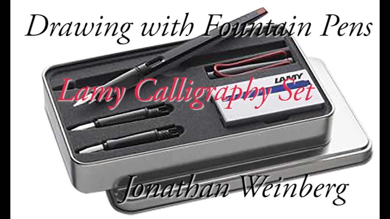 Drawing with Fountain Pens: Lamy Joy Calligraphy Set