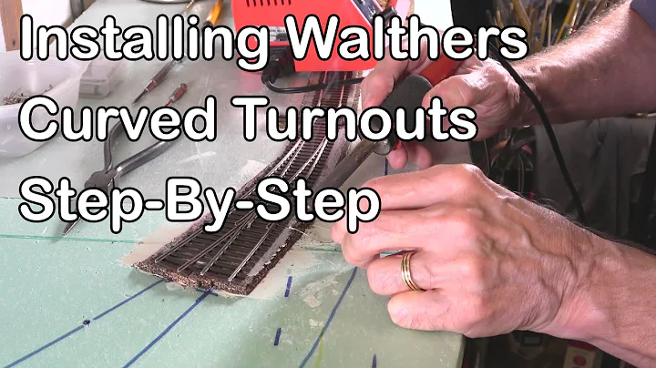 Installing Walthers Turnouts Step-By-Step (337)