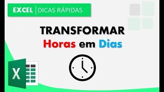 Conversão de Horas Excel - Converter Horas, Minutos, Segundos