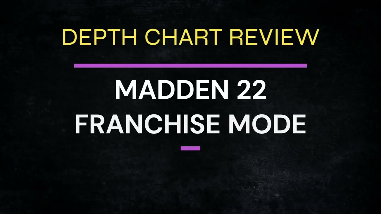 MADDEN 22 DEPTH CHART REVIEW FULL EDIT YouTube