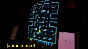 Pac-Man - rack advance to split screen