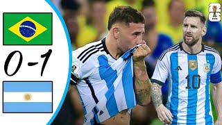 Brasil Vs. Argentina 0-1 Resumen Eliminatorias Sudamericans Fecha 6 2024