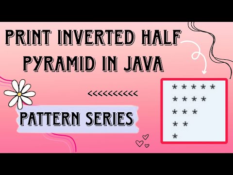 Print Inverted Right Half in Pyramid in Java