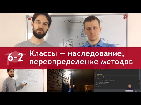 Урок 6 (часть 2): Классы — наследование, переопределение методов