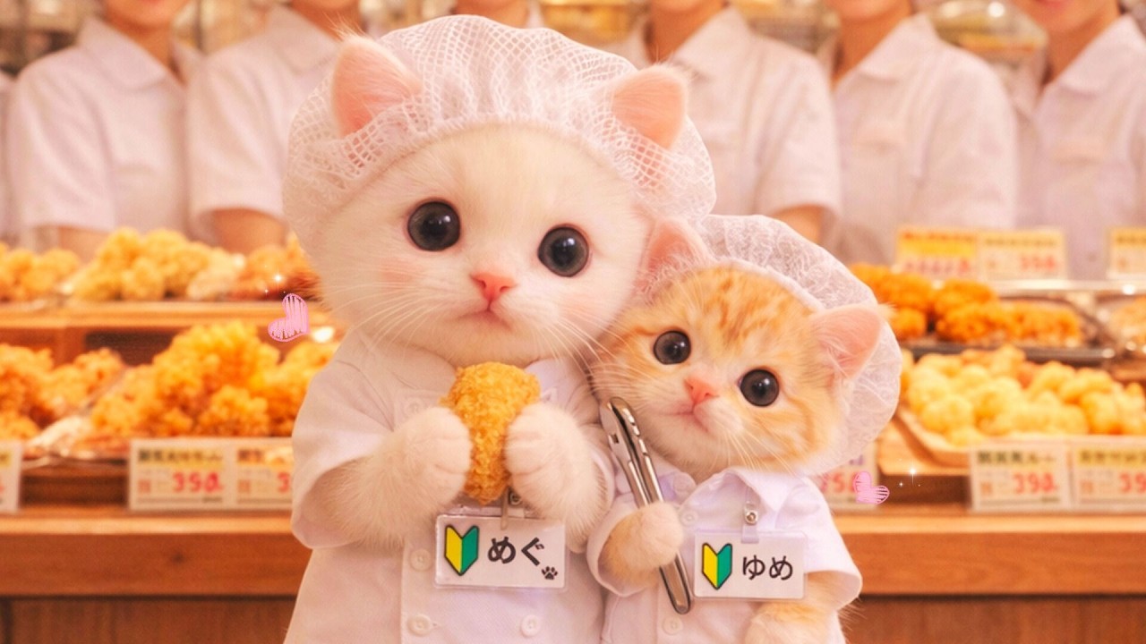 【田舎ねこのめぐ】みんながいるから..泣..頑張れるのにゃ🐱💗✨