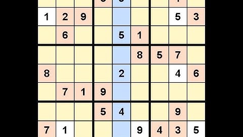 How to Solve The Globe and Mail Sudoku L5 June 28, 2020