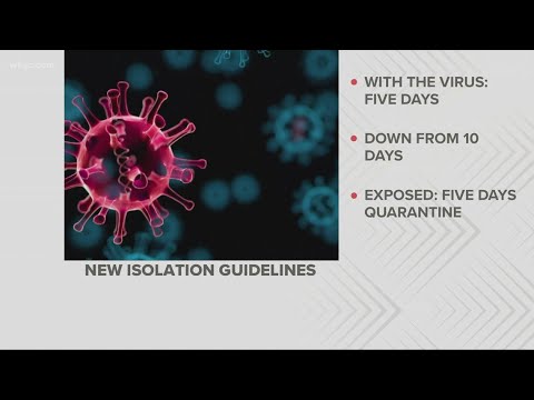 CDC recommends shorter COVID isolation, quarantine for all - YouTube