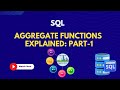 28. Aggregate Functions