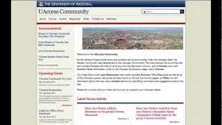 UAccess Community Welcome and Tour