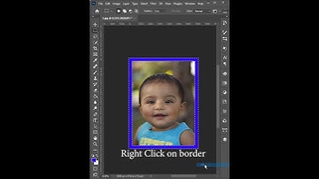 Adding a  border to Image in Photoshop 2021