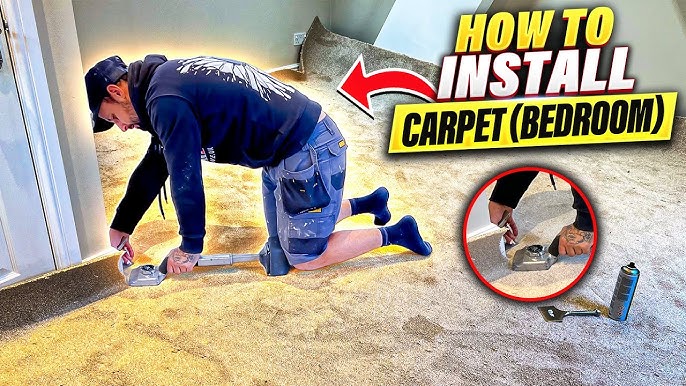 HOW TO GRIPPER/TACK STRIP CONCRETE FLOORS FOR CARPET #carpet #flooring  #homeimprovement #diy #howto 