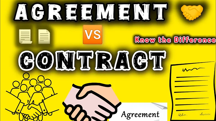 Agreement vs Contract : which one is legally binding?  Explained Everything you need to know