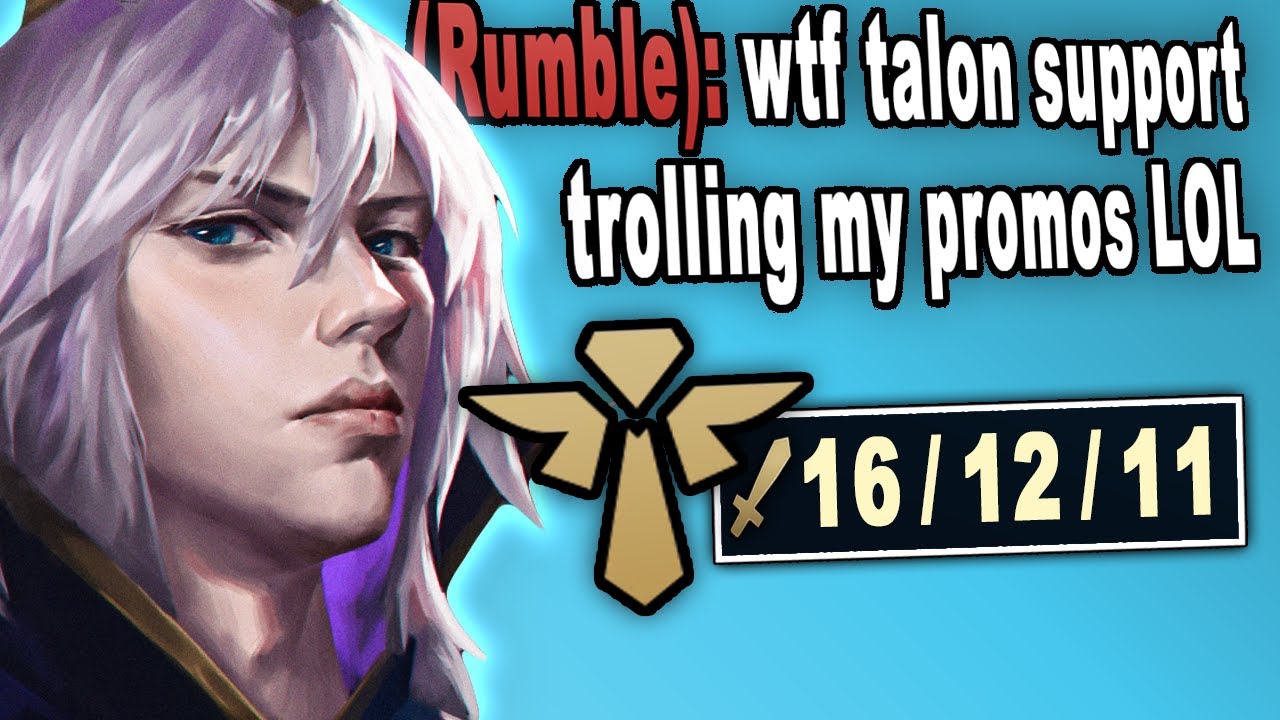 I got autofilled so I went Talon Support. In Diamond 2.