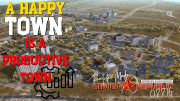 A Happy Productive Town - Realistic Mode - Workers & Resources: Soviet Republic