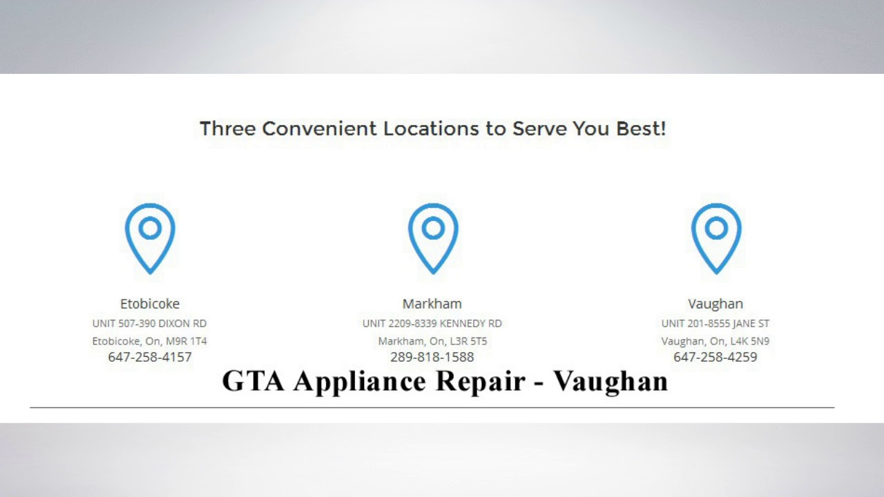 Vaughan Best Appliance Repair | GTA Appliance Repair