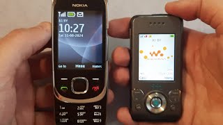 Incoming call \u0026 Outgoing call at the Same Time Sony Ericsson W580i + Nokia 7230