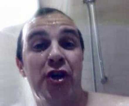 Robin Warnock stag weekend drunk in the shower