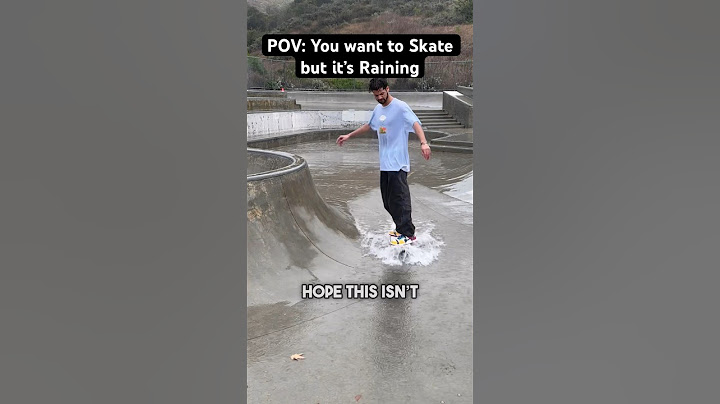 POV you want to skate but it’s raining outside?! #skateboarding #skate #pov #shorts