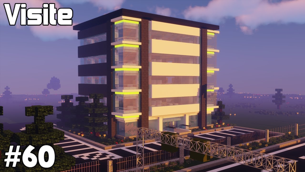 Minecraft | Petit Immeuble À Bureaux Moderne !!!