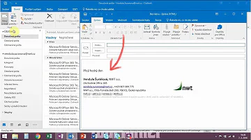 Jak nastavit podpis v Outlooku?
