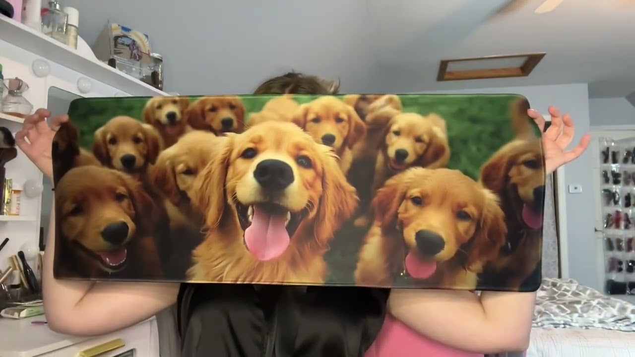 PIDAY Giant Golden Retriever Mouse Pad Review (XL Gaming Mousepad & Desk Protector)
