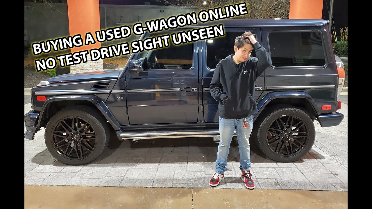 Buying used GWagon online with Brabus style body kit, sight unseen no