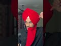 Navi turban king | wattan wali pagg #tutorial #shortvideo #punjabisong #shortsfeeds #sidhumoosewala