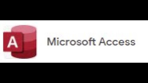11 CÁCH KHỞI ĐỘNG ACCESS [ACCESS]