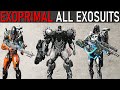 Exoprimal - All Exosuits / All Weapons