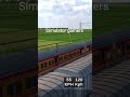 summer special train crossing WAP7 vs WAG9 Locomotive #train #trainsim #trainworld #trainsformers