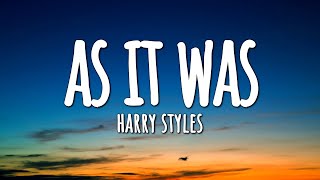 Harry Styles - As It Was (Lyrics) chords