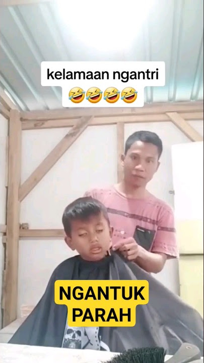NGANTUK PARAH NGANTRI CUKUR#shorts