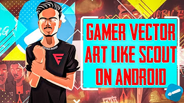 How to Make Gaming logo like Scout on android  | Infinite Design | Lineart part 1| vector art