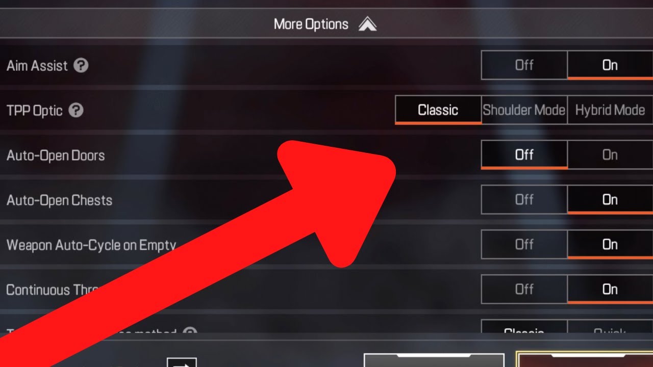 at tiltrække ozon minus How to Turn On / Off Aim Assist in Apex Legends Mobile - YouTube