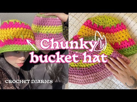 Hope Macaulay Vibrant Blue Knit Bucket Hat Hope Macaulay - Block Colossal Knit Bucket Mushroom Hat main image 3