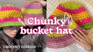 Crochet how-to: CHUNKY BUCKET HAT of dreams ✷ Hope Macaulay inspired tutorial!