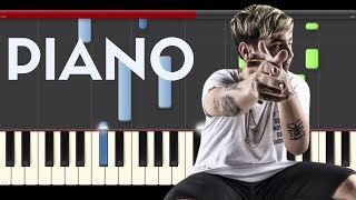 Duki Mi Chain De Roque Piano Midi Tutorial Sheet App Cover Karaoke