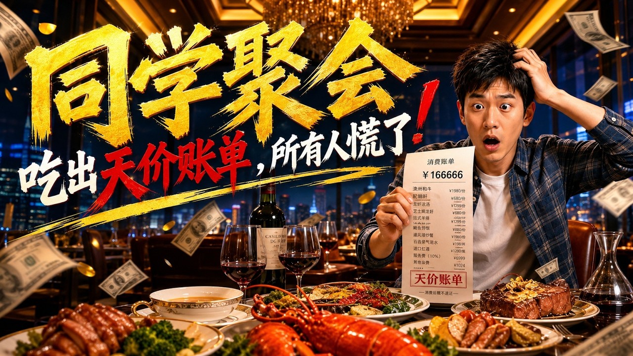 【高清全集】《同學聚會，吃出天價賬單，所有人慌了》 #逆襲 #愛情 #甜寵 #反轉 #熱門短劇 #drama #爽劇 #電影 #精彩影視 #AI短劇