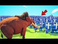 Can a mammoth defeat 1000 peasants totally accurate battle simulator