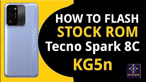 How to Flash Tecno Spark 8C KG5K Stock Rom/ Firmware | Dead Boot Repair Hang On Logo Fix #techno