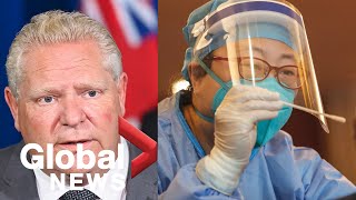Coronavirus: Ford says Ontario leading North America in testing as Canada announces rapid test deal