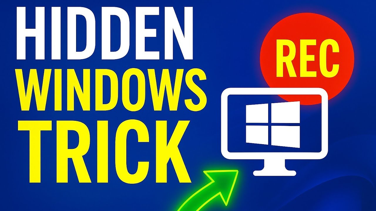 🔥 Hidden Windows 11 Screen Recording Trick | No Download Required - YouTube