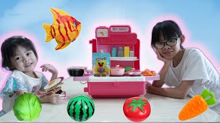 Trò chơi nấu ăn bán hàng và ăn kẹo dẻo vui nhộn 💎 AnAn ToysReview TV 💎