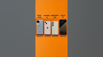 IQOO Z10R vs iPhone 13 vs Samsung S23 vs POCO F7 – ULTIMATE BGMI SPEED TEST!