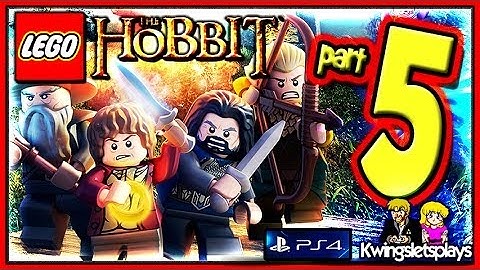 Lego the Hobbit - Walkthrough Part 5 The Troll Hoard Cave thing co-op (PS4)