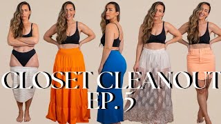 Closet Cleanout Ep. 5: SKIRTS | Curvy Midsize Size 8-10