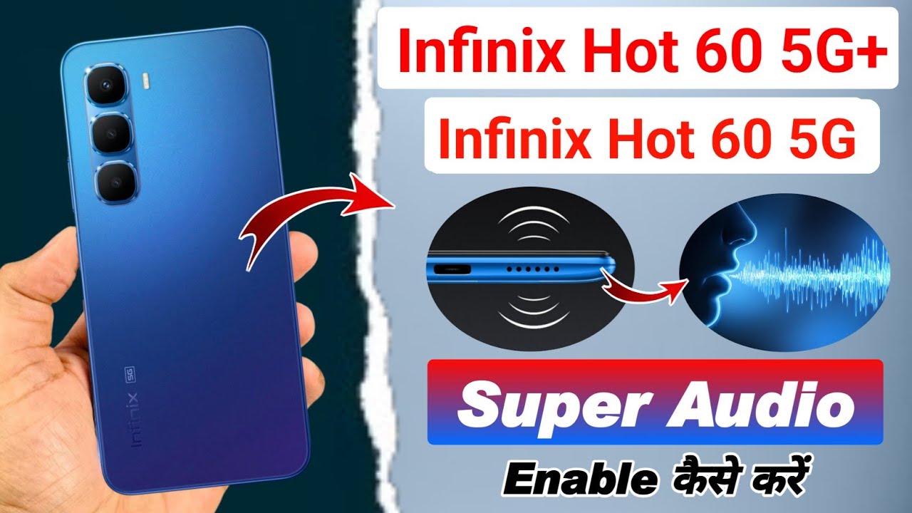 Infinix Hot 60 5G Sound Quality Kaise Badhaye ⚡ DTS & Super Audio Settings (Hindi)