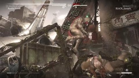 Landing High Damage combos with Master of Souls Ermac