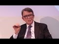 In conversation with Lord Mandelson