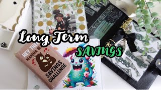 LONG TERM SAVINGS CHALLENGES| CLOSING OUT MY MONTHLIES| HOW MUCH DID WE SAVE 